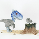 Illustration for article titled Dinosaurs face new challenges in these beautiful watercolors